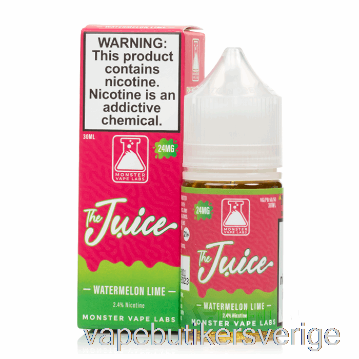 Vape Sverige Vattenmelon Lime - Juicesalterna - 30ml 24mg